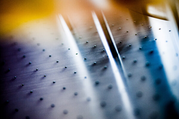 Close up picture of a part of one of the magnets