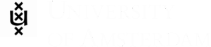 University of Amsterdam logo white