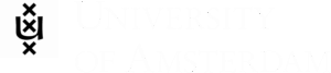 University of Amsterdam logo white